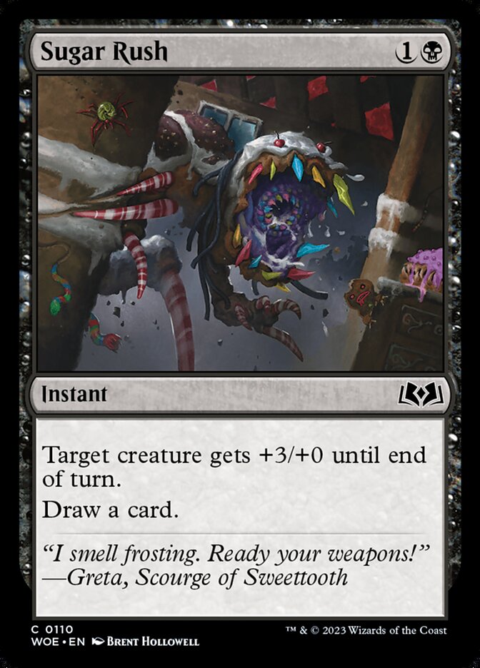 Card Scan of Sugar Rush | WOE