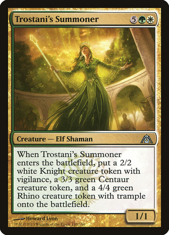 Card Scan of Trostani's Summoner | DGM