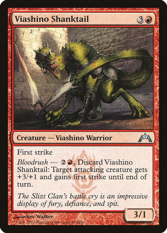 Card Scan of Viashino Shanktail | GTC