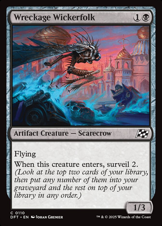 Card Scan of Wreckage Wickerfolk | DFT