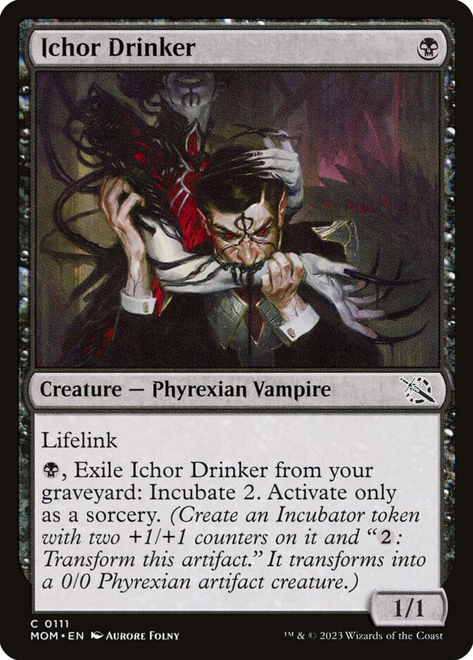 Card Scan of Ichor Drinker | MOM