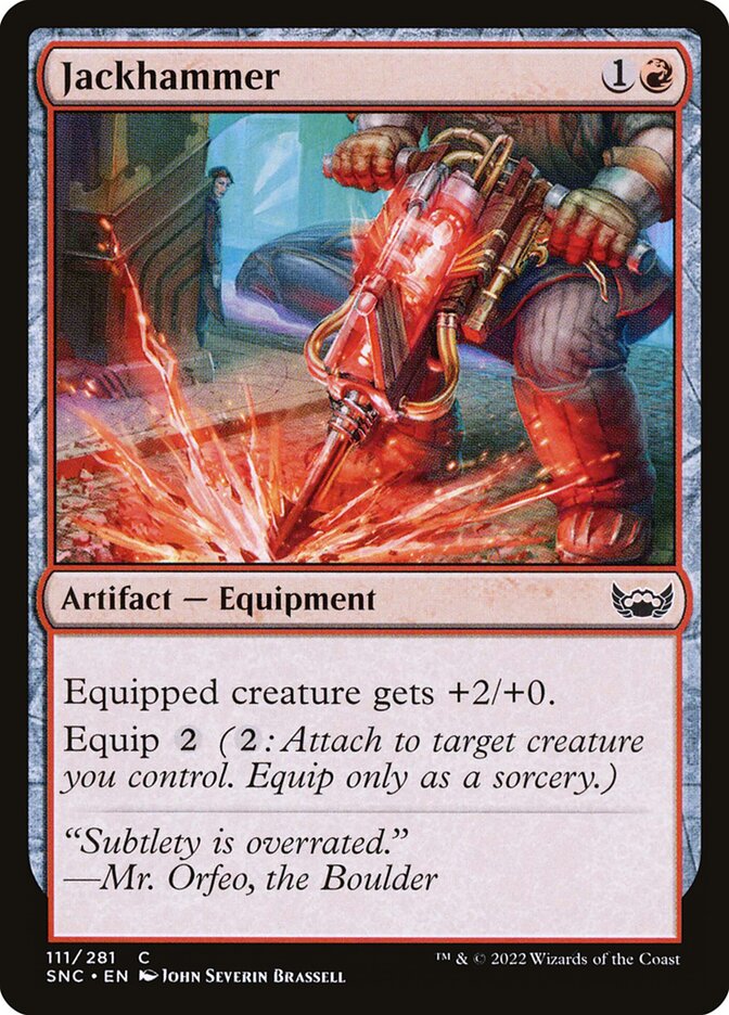 Card Scan of Jackhammer | SNC