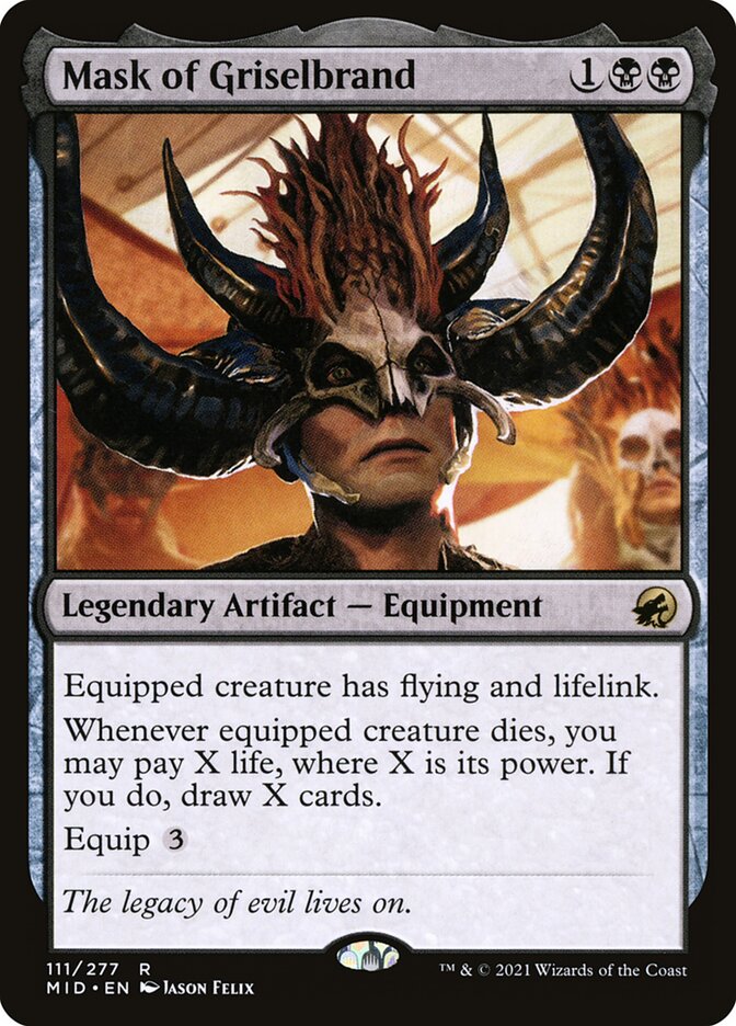 Card Scan of Mask of Griselbrand | MID