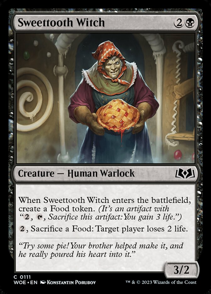 Card Scan of Sweettooth Witch | WOE