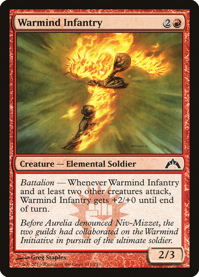 Card Scan of Warmind Infantry | GTC