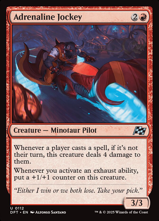 Card Scan of Adrenaline Jockey | DFT
