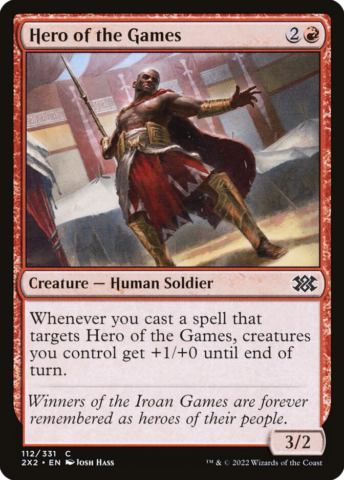 Card Scan of Hero of the Games | 2X2