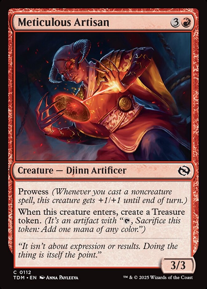 Card Scan of Meticulous Artisan | TDM