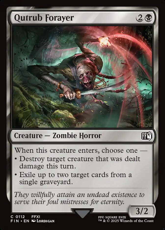 Card Scan of Qutrub Forayer | FIN
