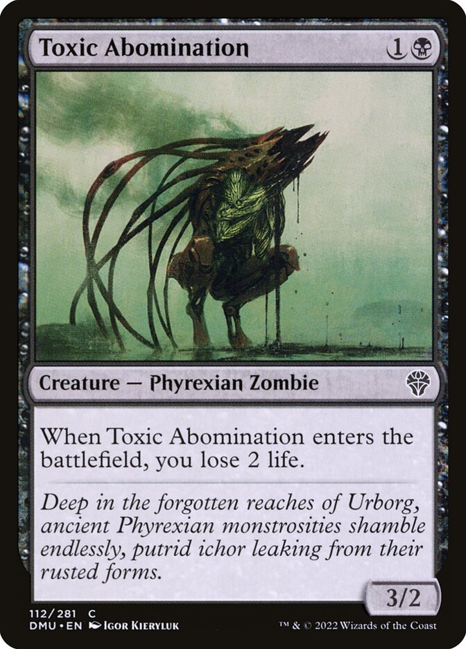 Card Scan of Toxic Abomination | DMU