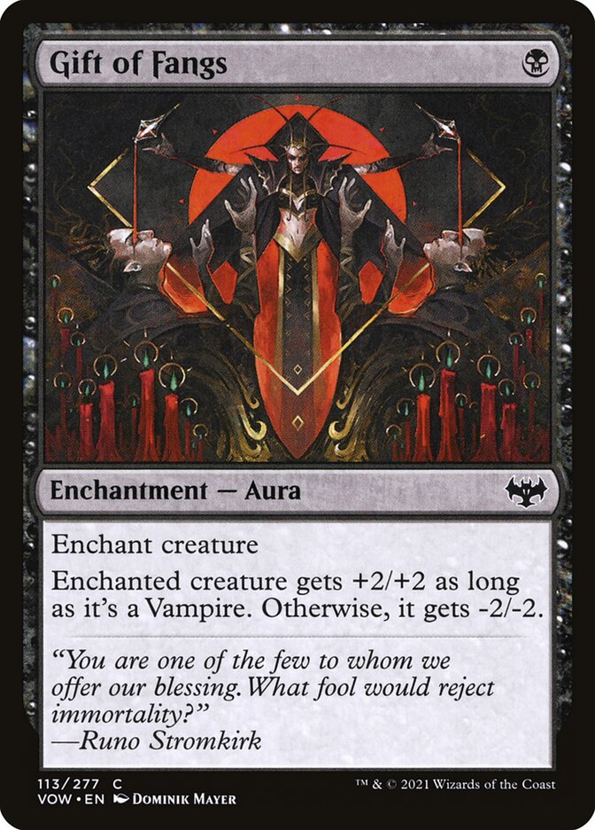 Card Scan of Gift of Fangs | VOW