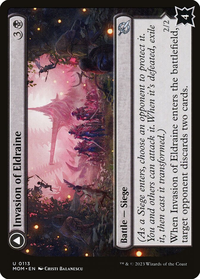 Card Scan of Invasion of Eldraine // Prickle Faeries | MOM