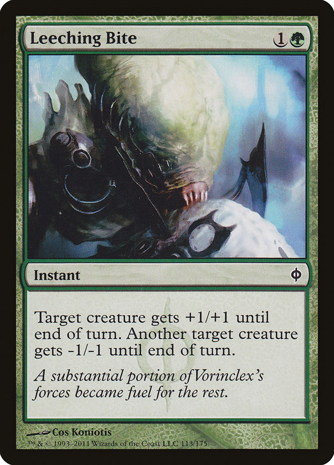 Card Scan of Leeching Bite | NPH