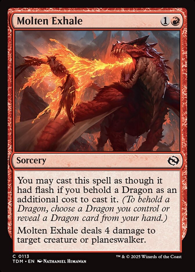 Card Scan of Molten Exhale | TDM