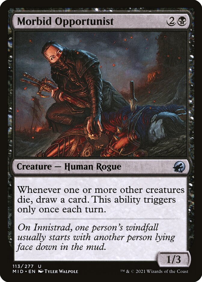 Card Scan of Morbid Opportunist | MID