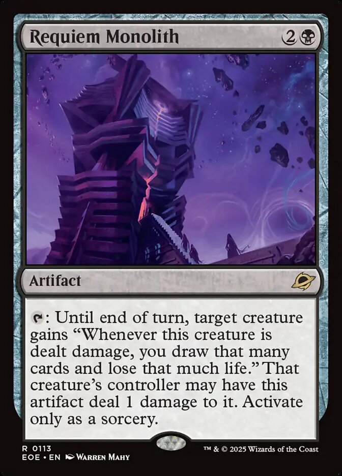 Requiem Monolith Card Scan
