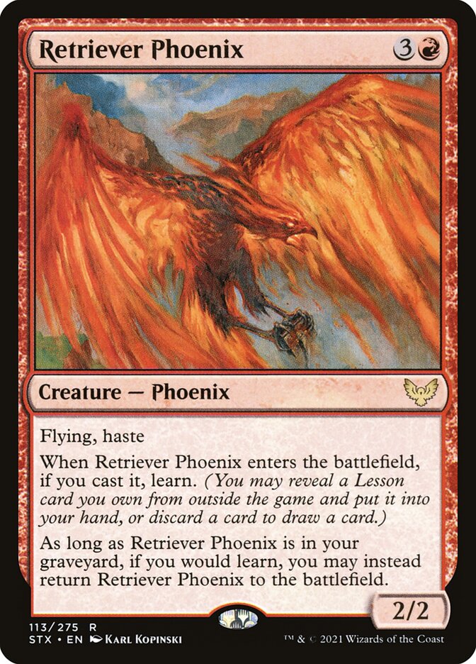 Card Scan of Retriever Phoenix | STX