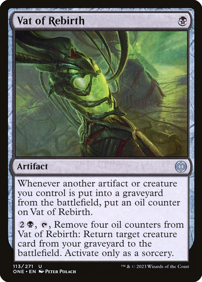 Card Scan of Vat of Rebirth | ONE
