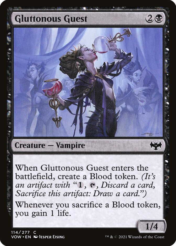Card Scan of Gluttonous Guest | VOW