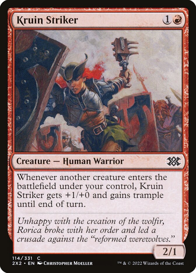 Card Scan of Kruin Striker | 2X2