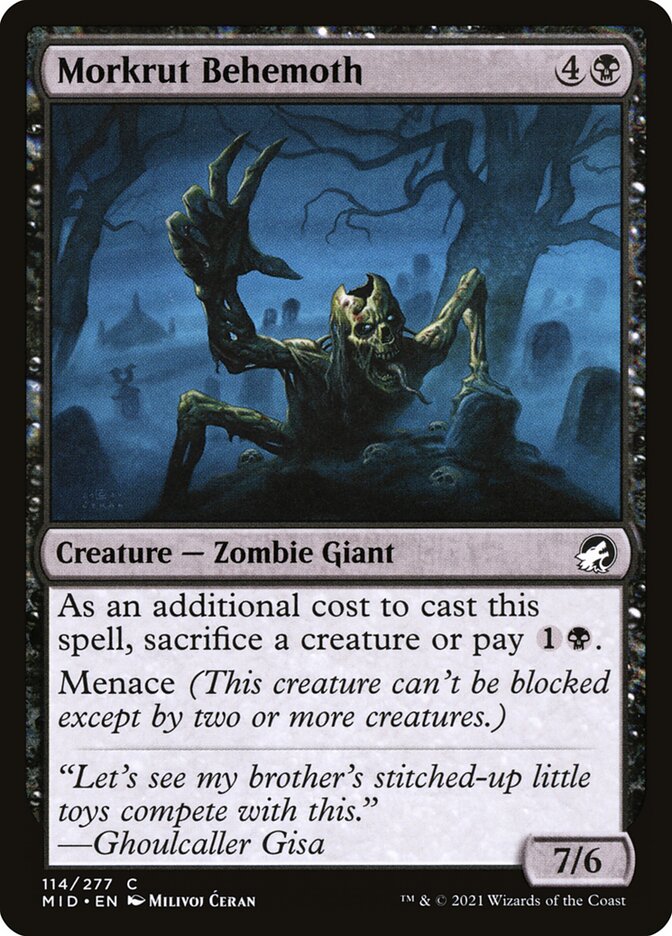 Card Scan of Morkrut Behemoth | MID