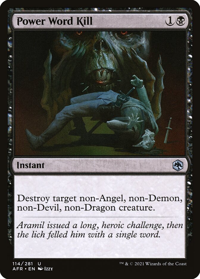 Power Word Kill | AFR (Foil)