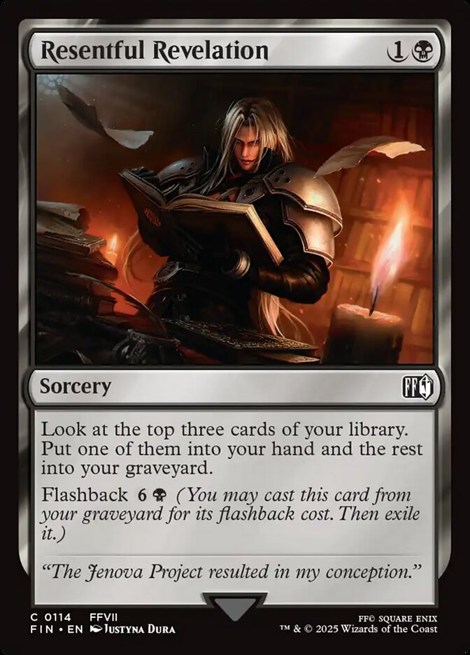 Card Scan of Resentful Revelation | FIN
