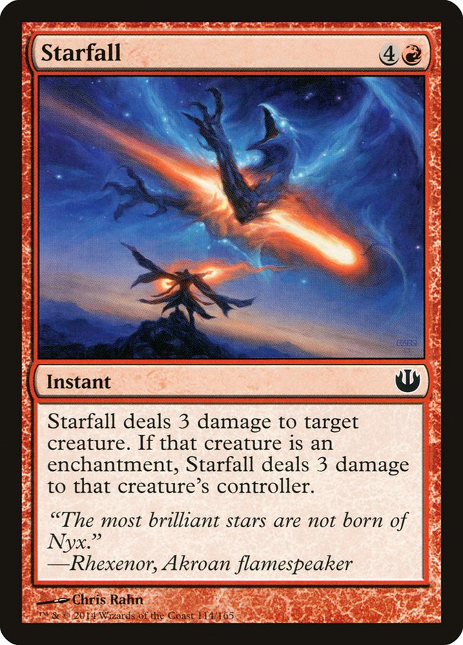 Card Scan of Starfall | JOU