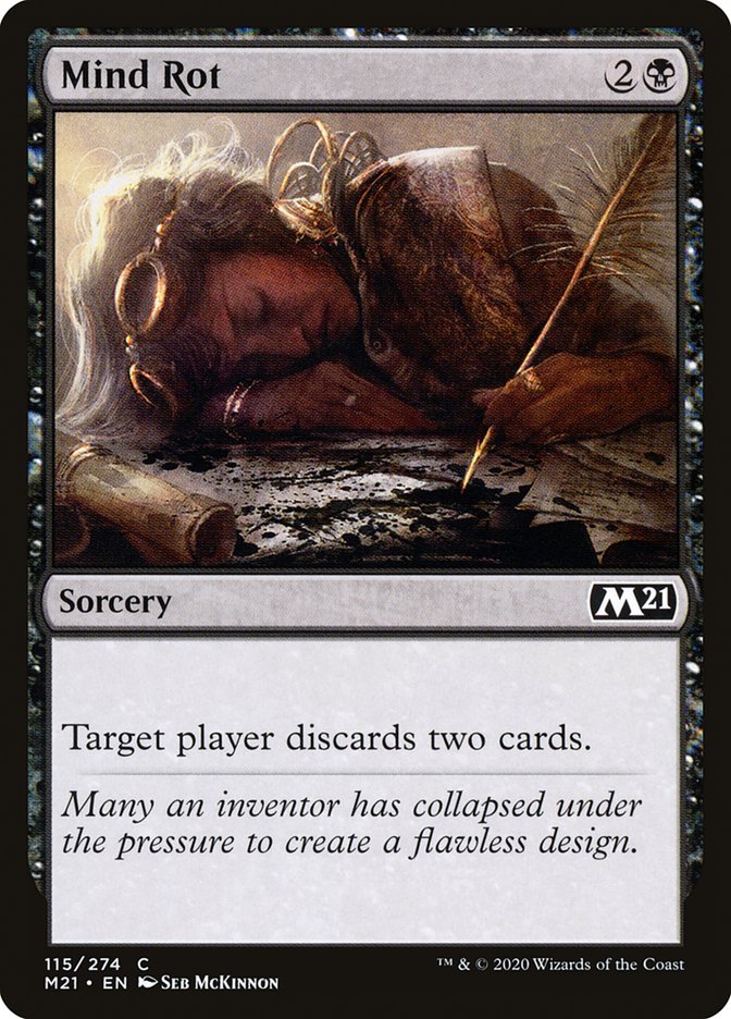 Card Scan of Mind Rot | M21