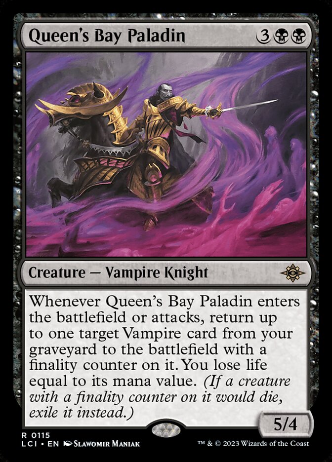 Card Scan of Queen's Bay Paladin | LCI
