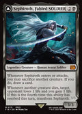 Card Scan of Sephiroth, Fabled SOLDIER // Sephiroth, One-Winged Angel | FIN