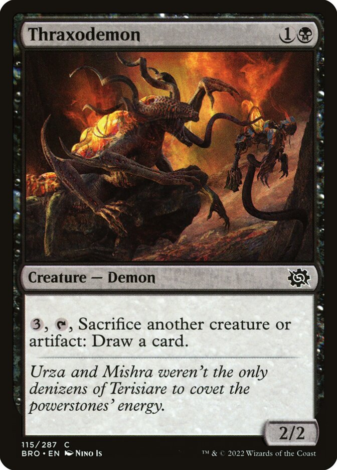 Card Scan of Thraxodemon | BRO