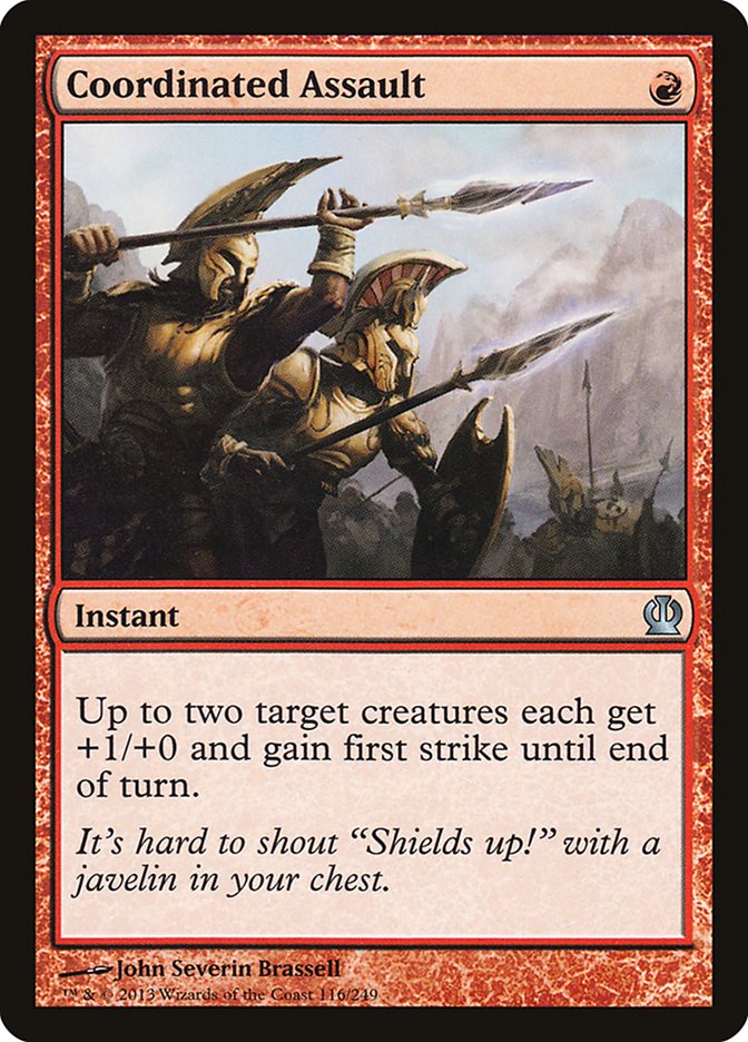 Card Scan of Coordinated Assault | THS