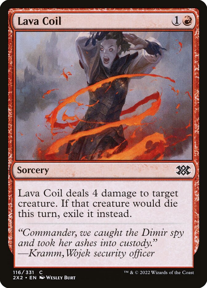 Card Scan of Lava Coil | 2X2