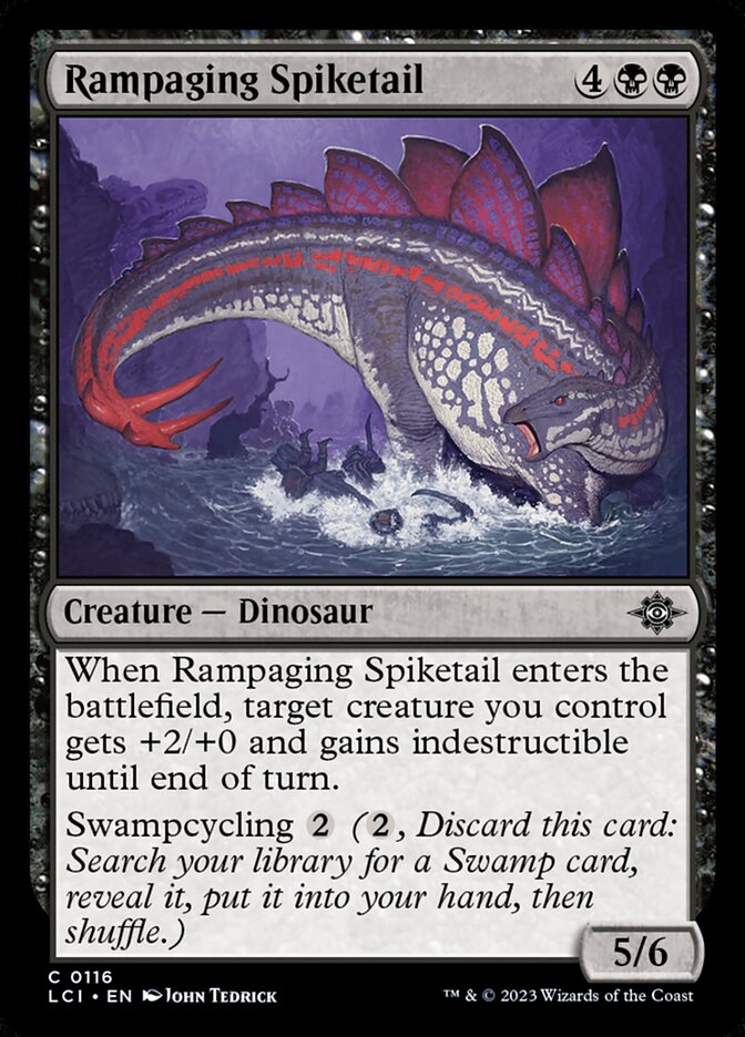 Card Scan of Rampaging Spiketail | LCI