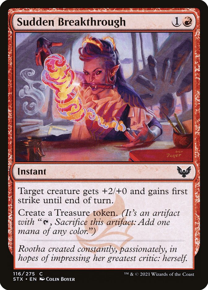 Card Scan of Sudden Breakthrough | STX