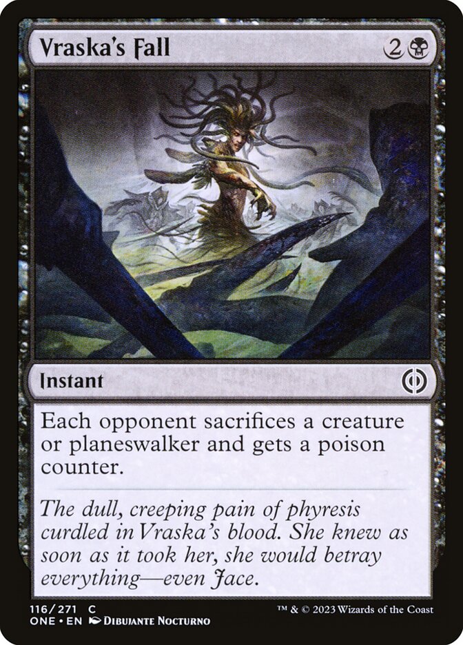 Card Scan of Vraska's Fall | ONE