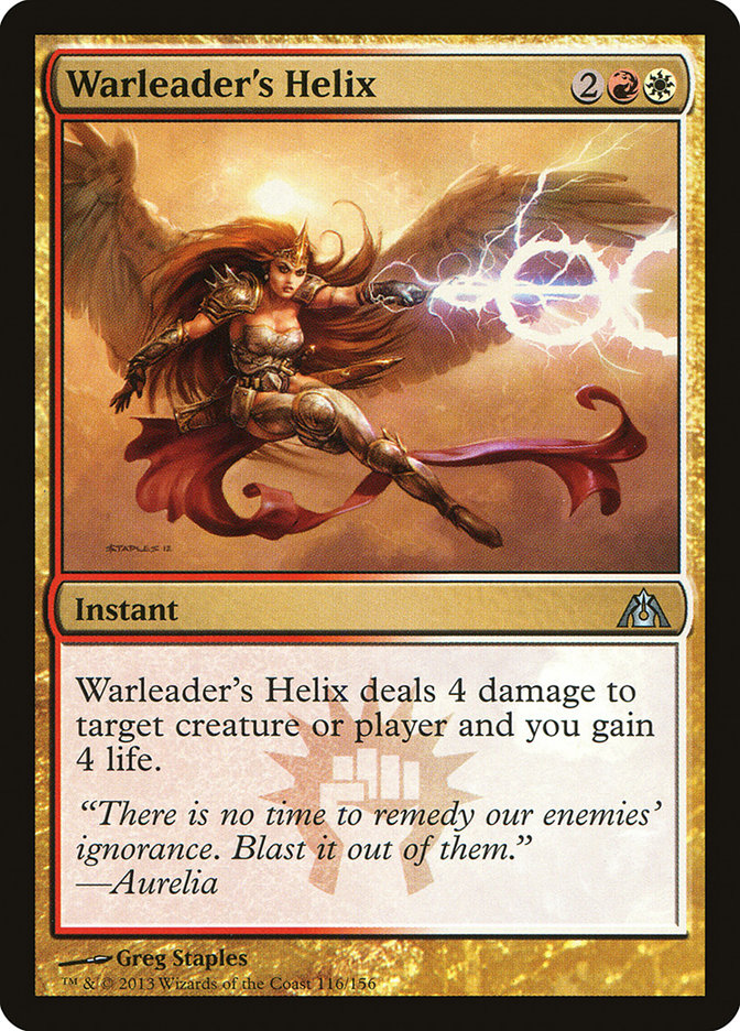 Card Scan of Warleader's Helix | DGM