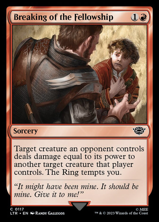 Breaking of the Fellowship | LTR