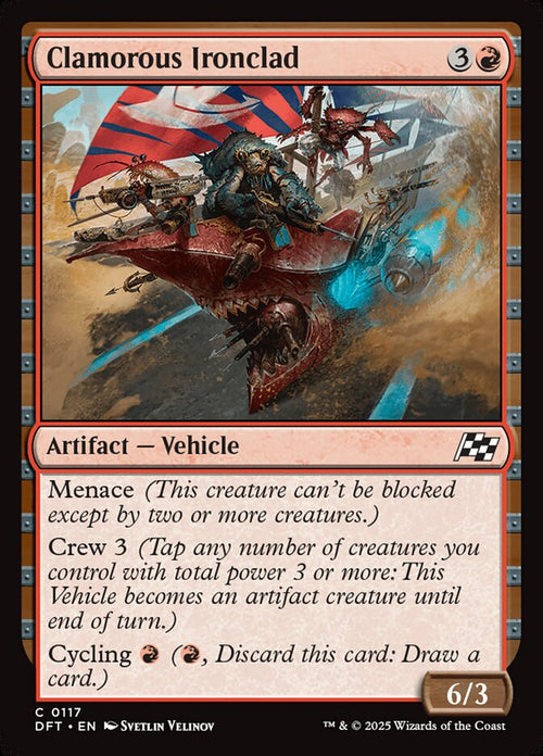Card Scan of Clamorous Ironclad | DFT