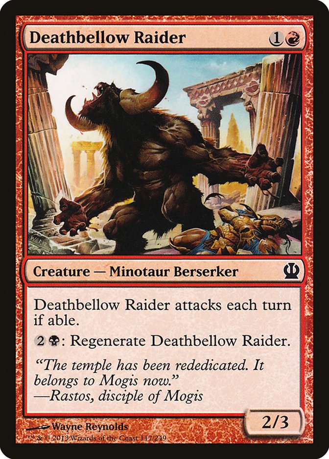 Card Scan of Deathbellow Raider | THS
