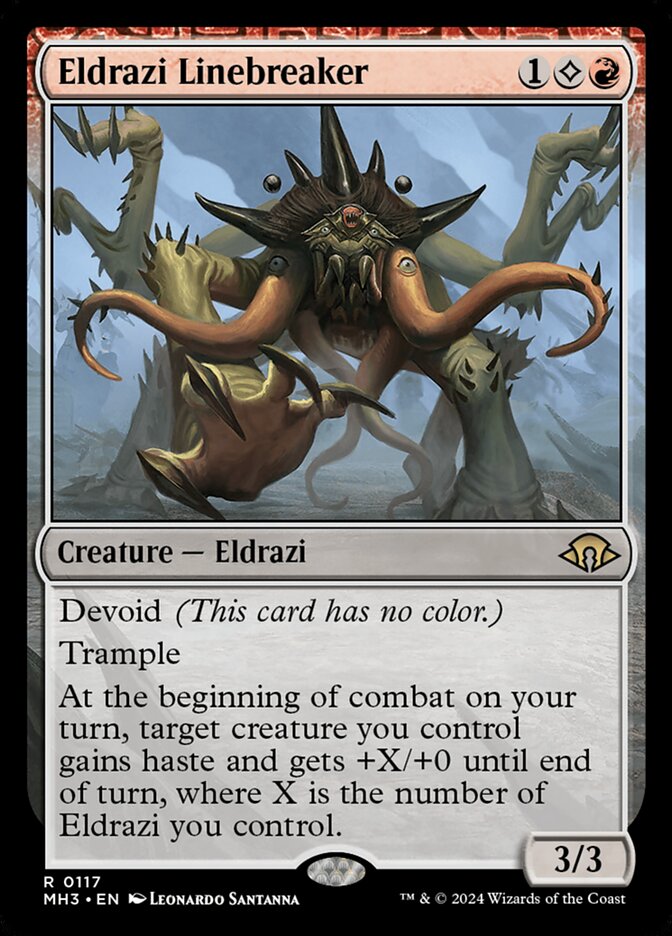 Card Scan of Eldrazi Linebreaker | MH3