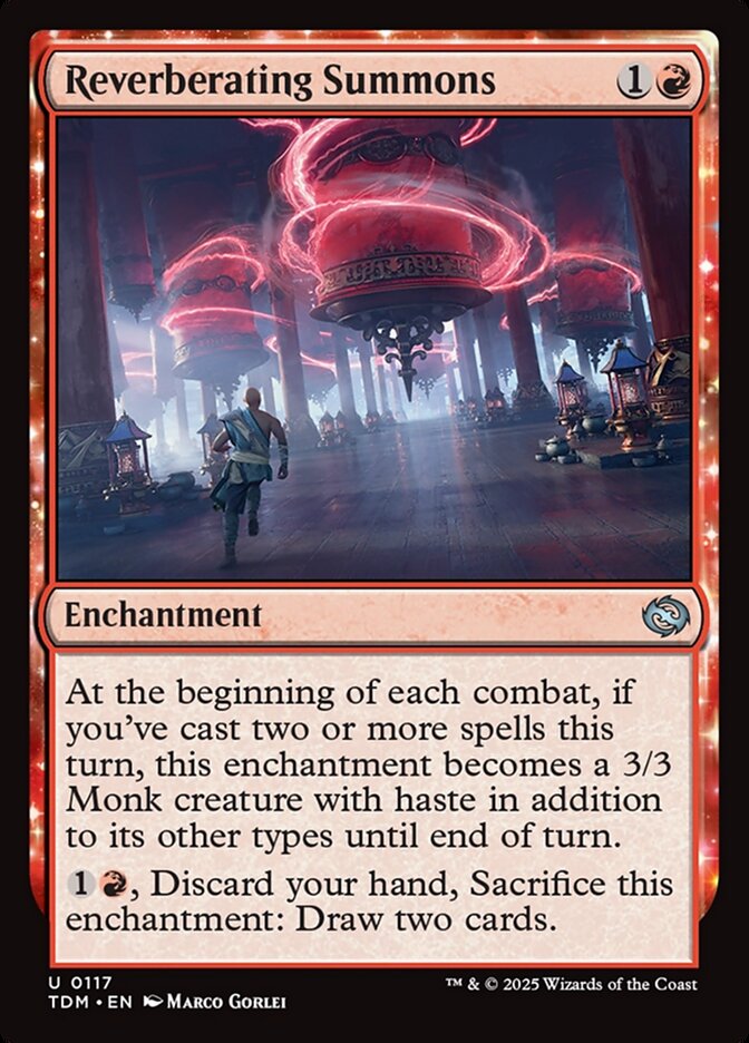 Card Scan of Reverberating Summons | TDM