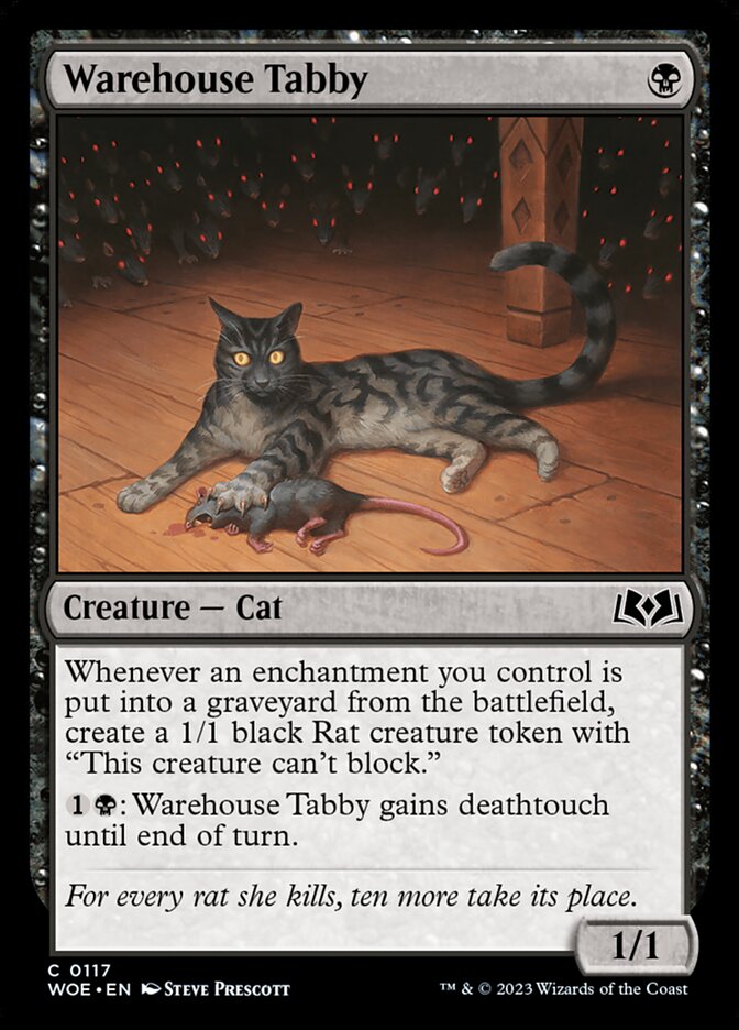 Card Scan of Warehouse Tabby | WOE