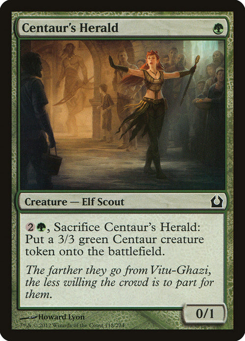 Card Scan of Centaur's Herald | RTR