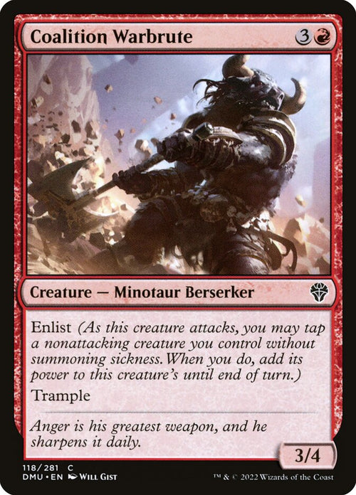 Card Scan of Coalition Warbrute | DMU