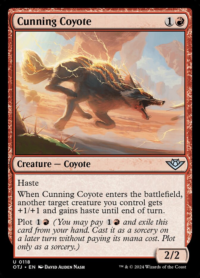 Card Scan of Cunning Coyote | OTJ