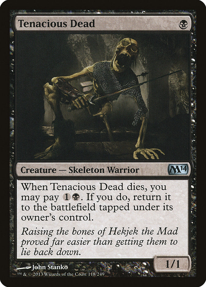 Card Scan of Tenacious Dead | M14