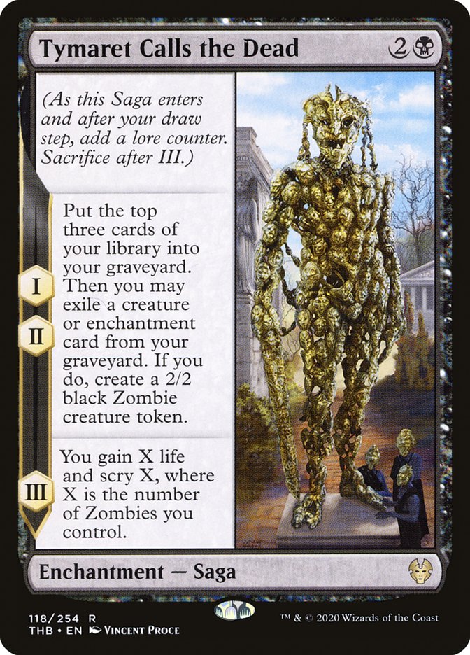 Card Scan of Tymaret Calls the Dead | THB