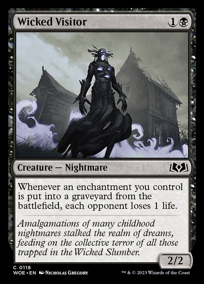 Card Scan of Wicked Visitor | WOE